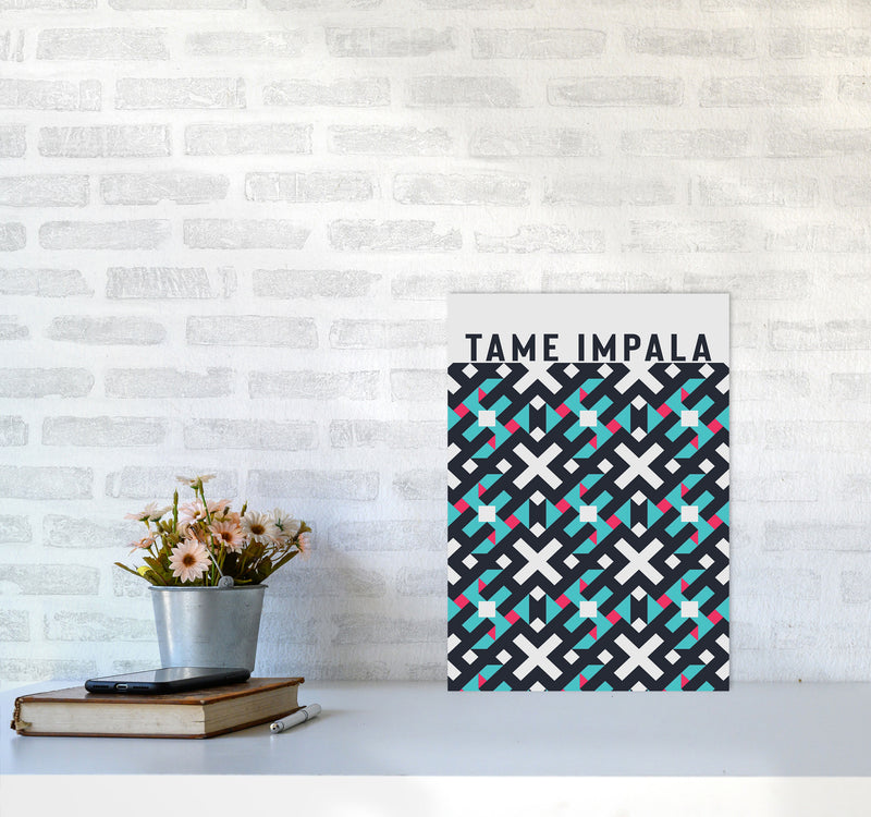 Tame Impala Art Print by Jason Stanley A3 Black Frame