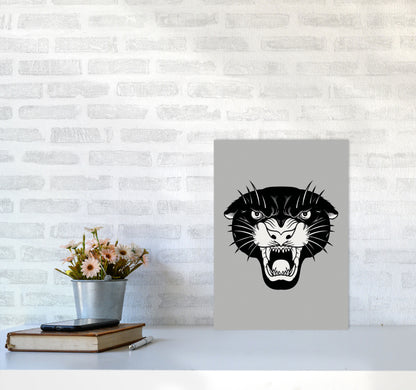 Vintage Panther Art Print by Jason Stanley A3 Black Frame