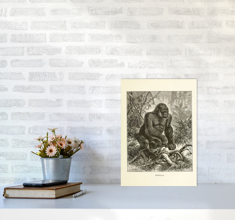 The Other King Of The Jungle Art Print by Jason Stanley A3 Black Frame