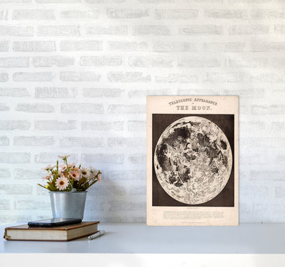 Telescopic Appearance Of The Moon Art Print by Jason Stanley A3 Black Frame