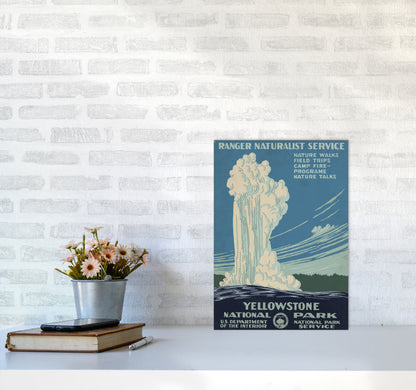 Yellowstone National Park Art Print by Jason Stanley A3 Black Frame
