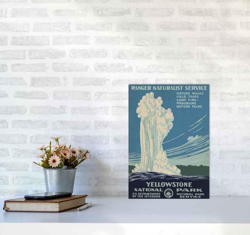 Yellowstone National Park Art Print by Jason Stanley A3 Black Frame