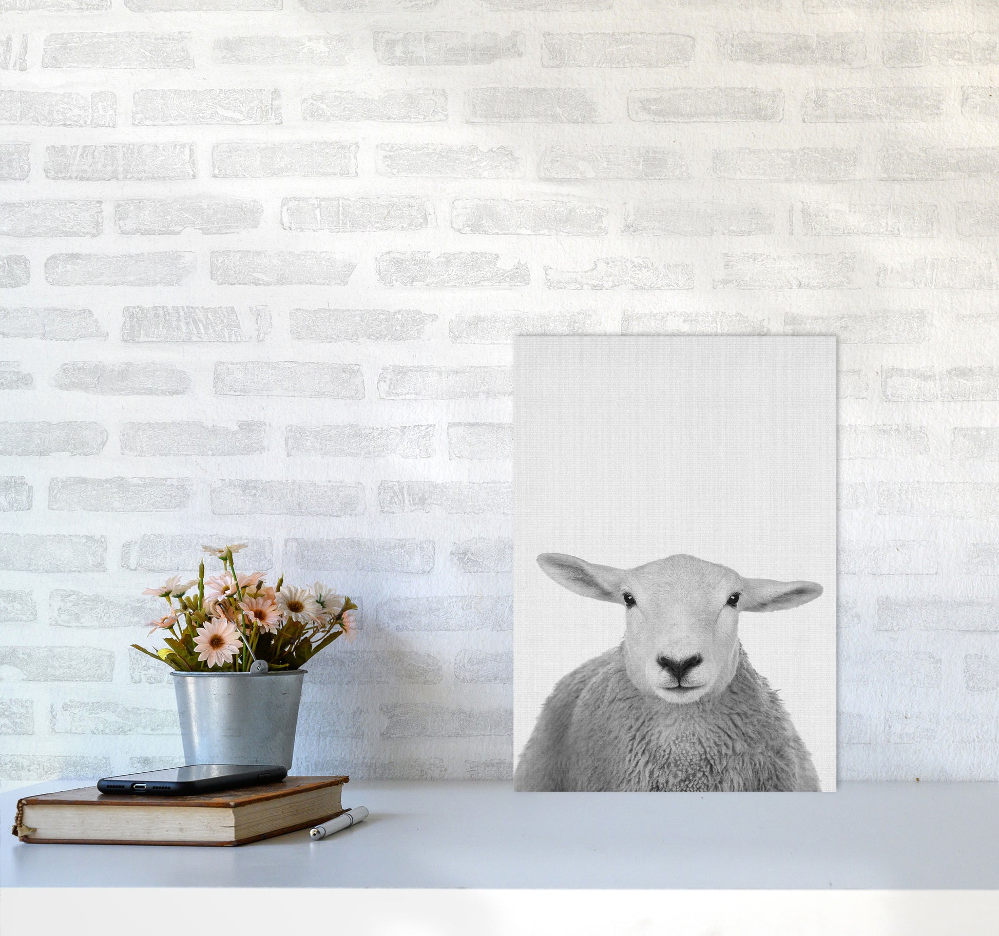 Trust This Wise Sheep Art Print by Jason Stanley A3 Black Frame