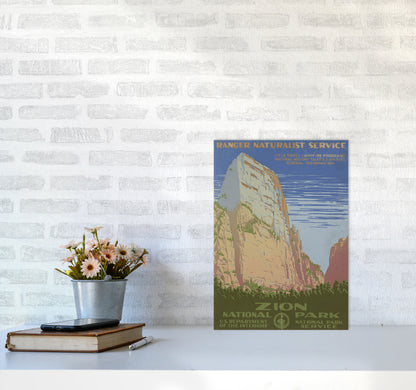 Zion National Park Art Print by Jason Stanley A3 Black Frame