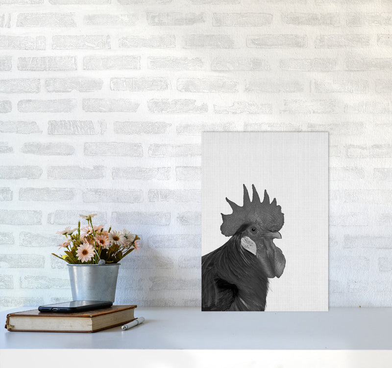 Cock A Doodle Doo Art Print by Jason Stanley A3 Black Frame