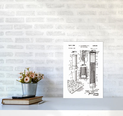 Bingo Game Marker Patent Art Print by Jason Stanley A3 Black Frame