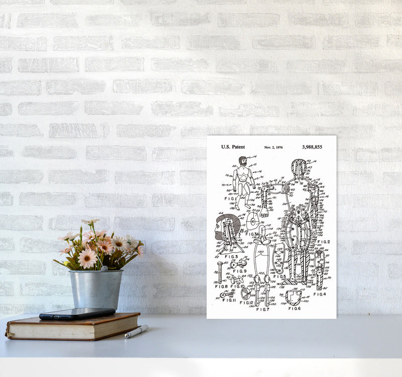 Kids Toy Patent Art Print by Jason Stanley A3 Black Frame