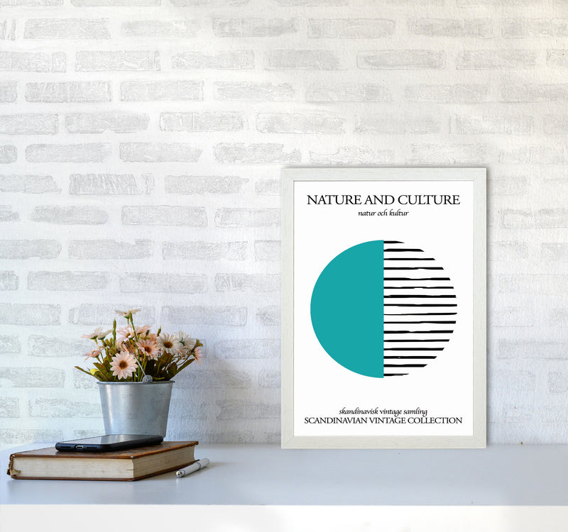 Nature And Culture Scandinavian Collection IV Art Print by Jason Stanley A3 Oak Frame