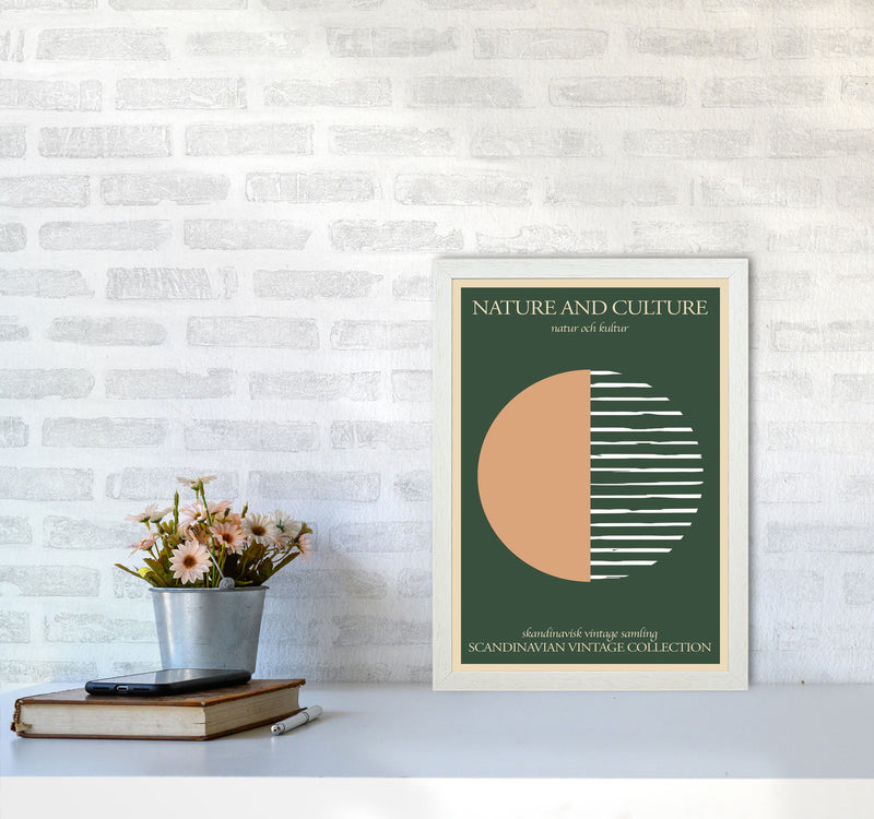 Nature And Culture Scandinavian Collection Art Print by Jason Stanley A3 Oak Frame