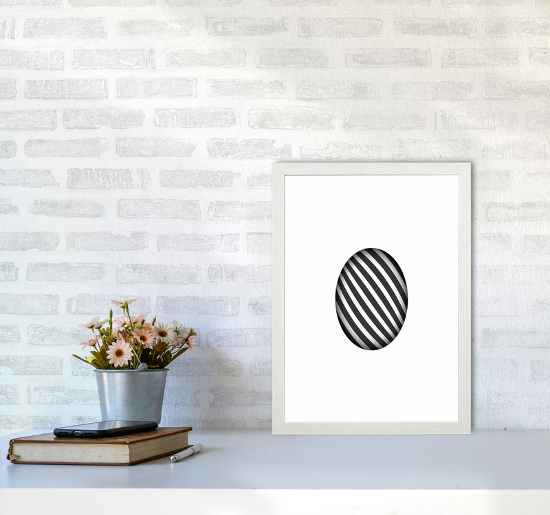 Minimal Geometric Series - 48 Art Print by Jason Stanley A3 Oak Frame