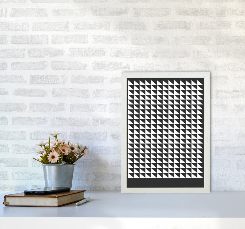 Minimal Geometric Series - 20 Art Print by Jason Stanley A3 Oak Frame
