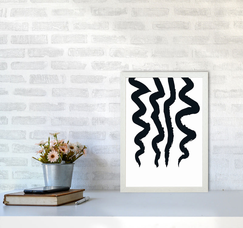 Minimal Geometric Series - 45 Art Print by Jason Stanley A3 Oak Frame