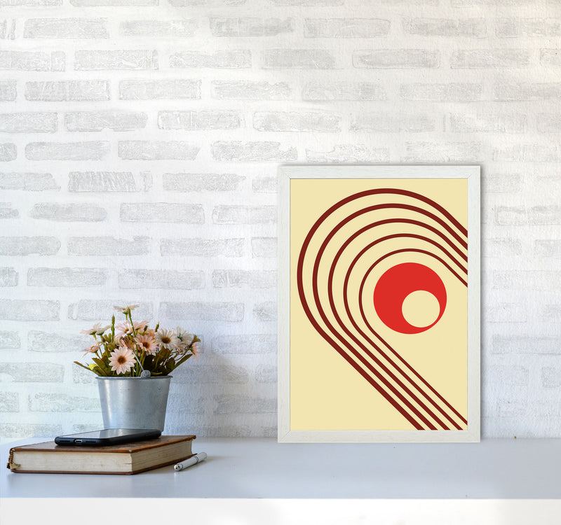Minimal Geometric Series - 37 Art Print by Jason Stanley A3 Oak Frame