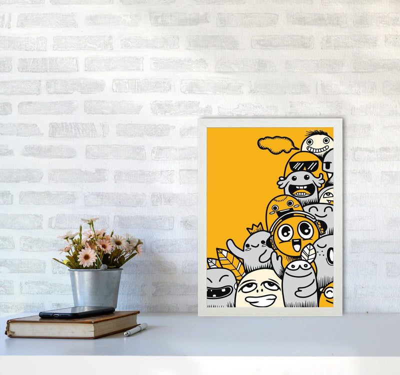Happiness Comes In Many Forms Art Print by Jason Stanley A3 Oak Frame