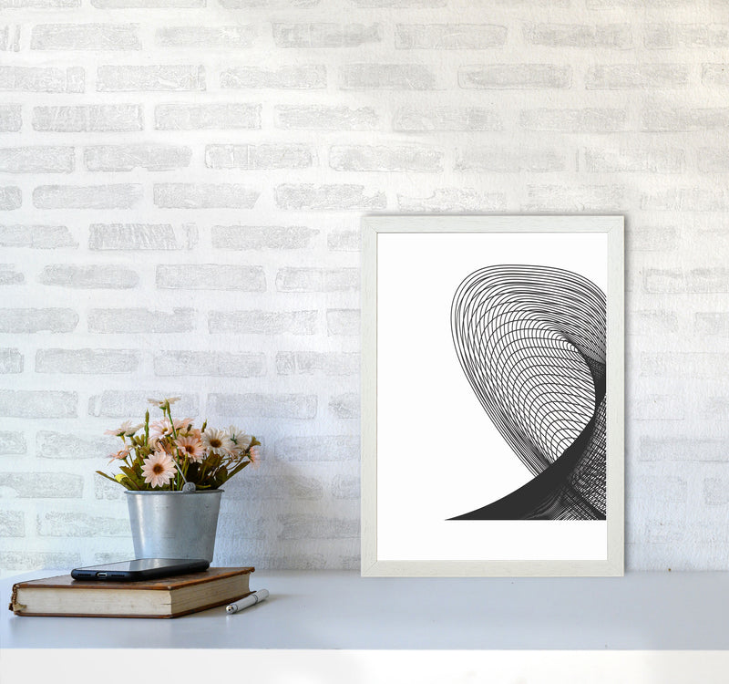 Minimal Geometric Series - 14 Art Print by Jason Stanley A3 Oak Frame