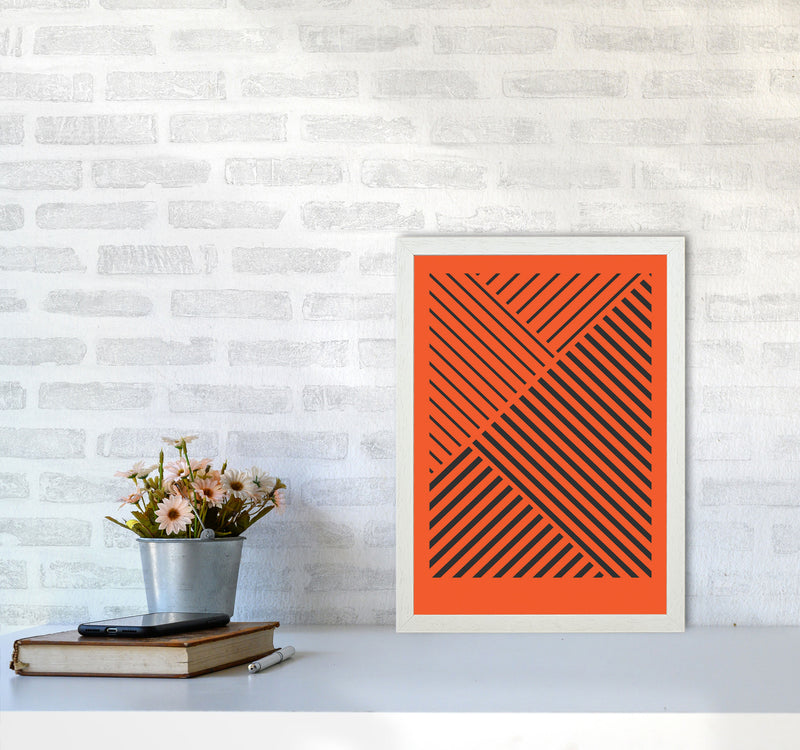 Minimal Geometric Series - 23 Art Print by Jason Stanley A3 Oak Frame