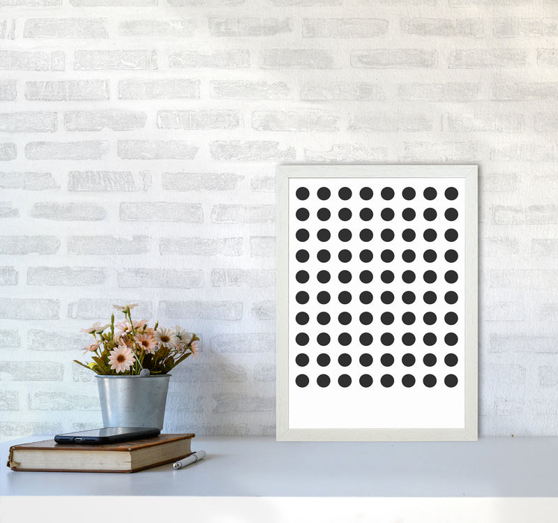 Minimal Geometric Series - 9 Art Print by Jason Stanley A3 Oak Frame