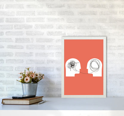 Disorganized To Organized Art Print by Jason Stanley A3 Oak Frame