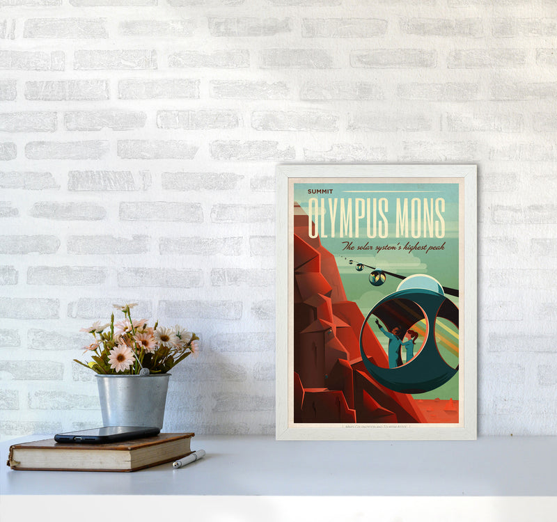 Spacex - Valles Marineris Art Print by Jason Stanley A3 Oak Frame