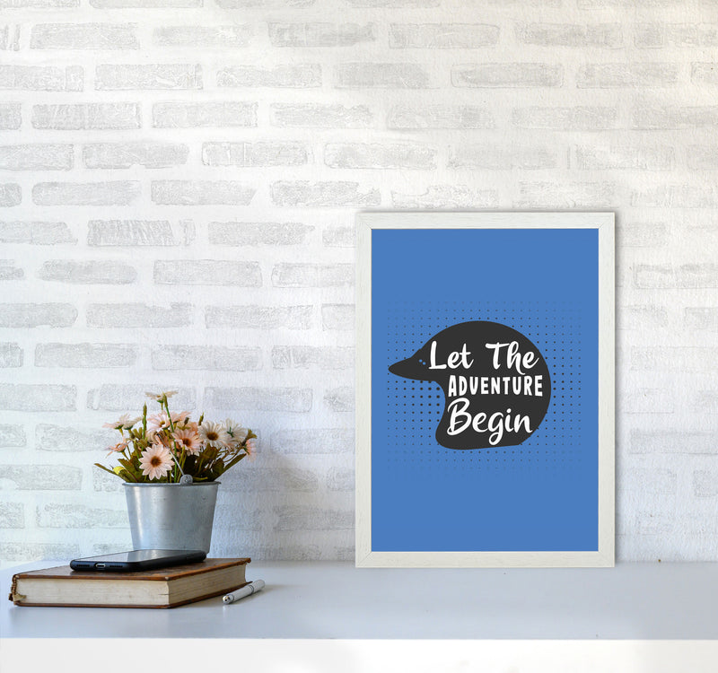 Let The Adventure Begin Art Print by Jason Stanley A3 Oak Frame
