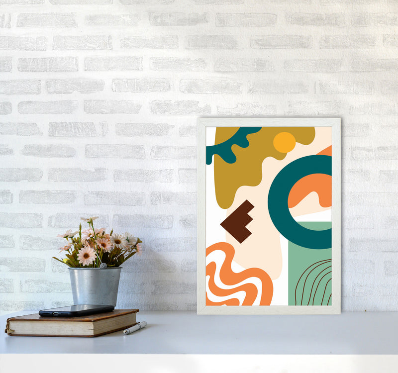 Abstract Expression III Art Print by Jason Stanley A3 Oak Frame