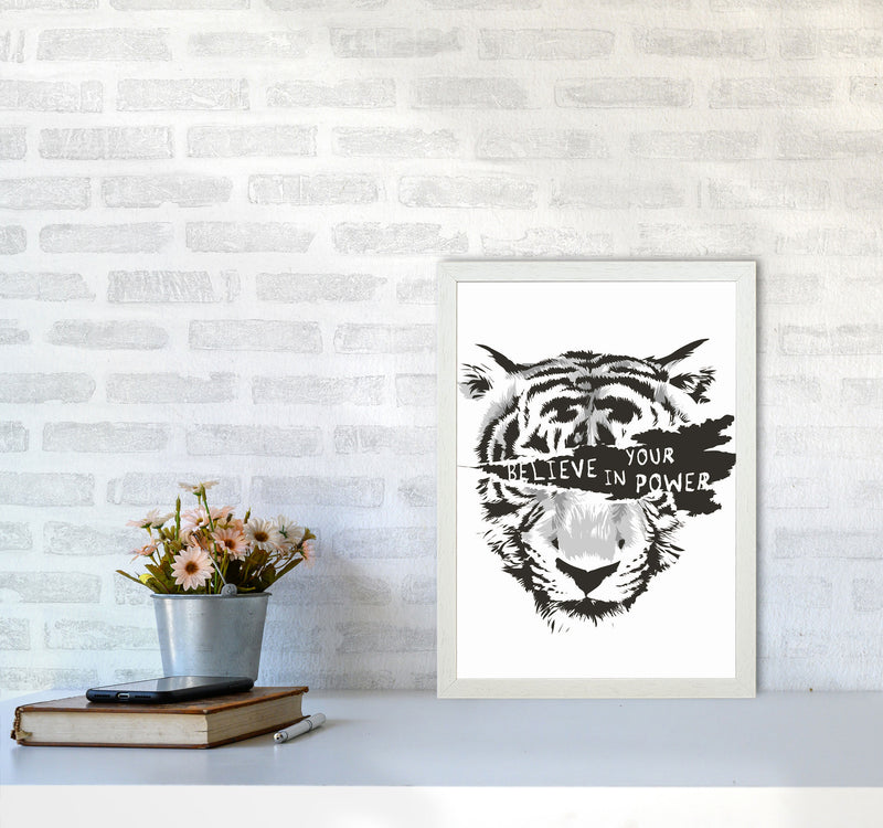 Believe In Your Power Art Print by Jason Stanley A3 Oak Frame