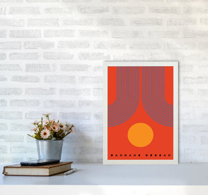 Bauhaus Design IIIII Art Print by Jason Stanley A3 Oak Frame