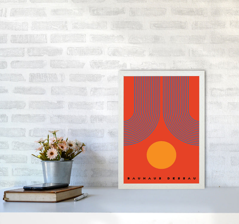 Bauhaus Design IIIII Art Print by Jason Stanley A3 Oak Frame