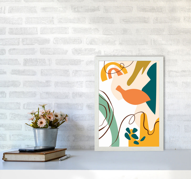 Abstract Expression I Art Print by Jason Stanley A3 Oak Frame
