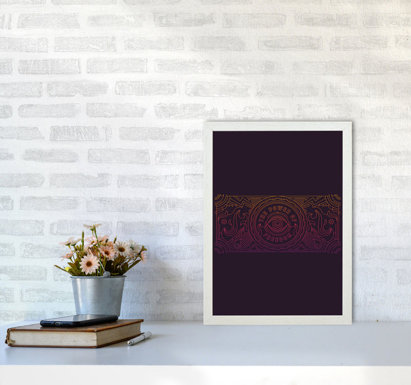 The Power Of Freedom Art Print by Jason Stanley A3 Oak Frame