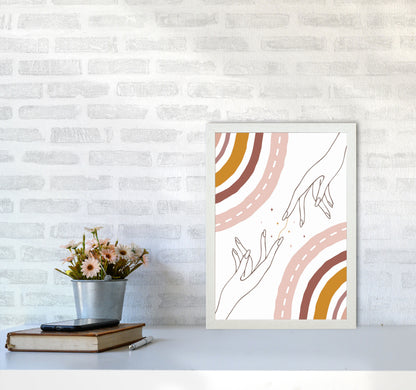 We Are All Connected Art Print by Jason Stanley A3 Oak Frame
