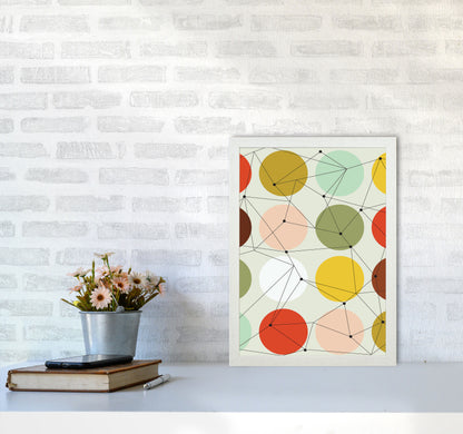 Geometry On Circles Art Print by Jason Stanley A3 Oak Frame