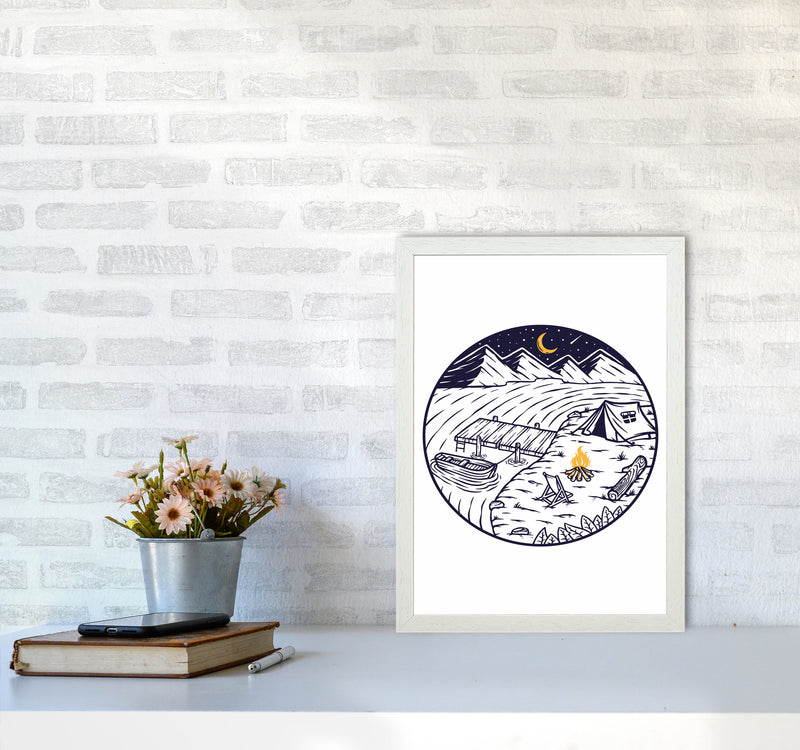 Slice Of Paradise Art Print by Jason Stanley A3 Oak Frame