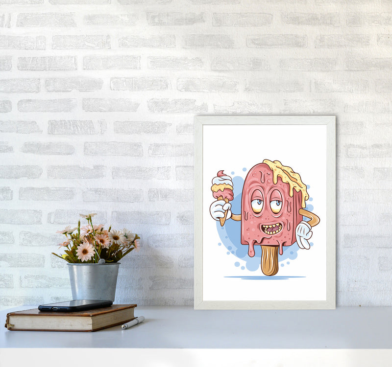 Don'T Let Me Melt Art Print by Jason Stanley A3 Oak Frame