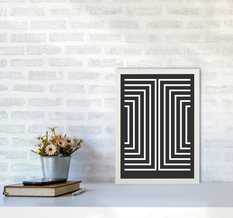 Pattern Series -4 Art Print by Jason Stanley A3 Oak Frame