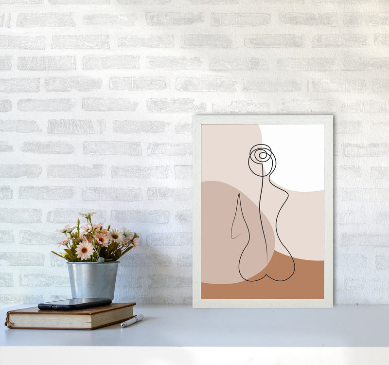 Female Figure III Art Print by Jason Stanley A3 Oak Frame