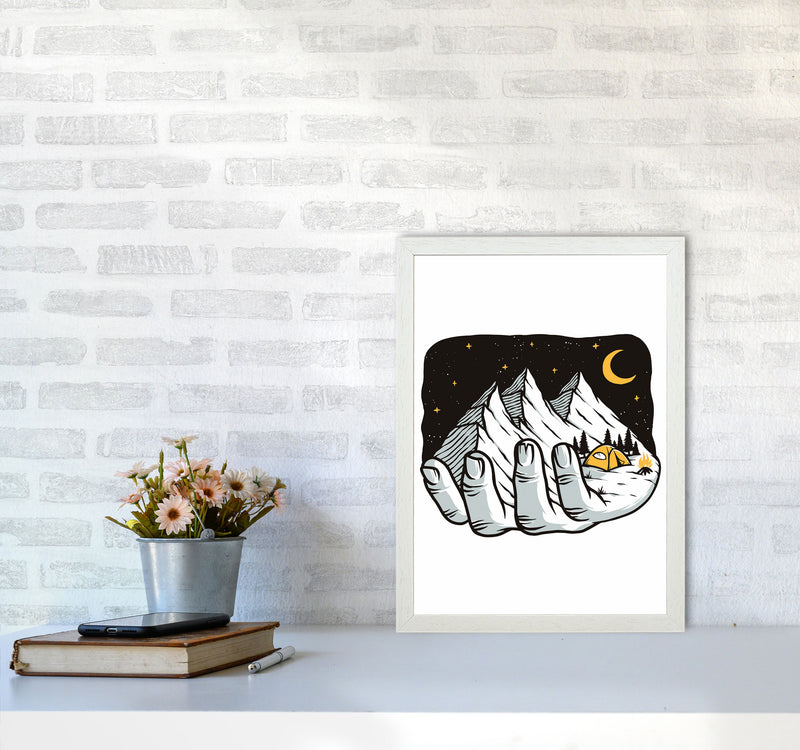Grab A Handfull Art Print by Jason Stanley A3 Oak Frame