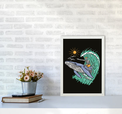Going Straight! Art Print by Jason Stanley A3 Oak Frame