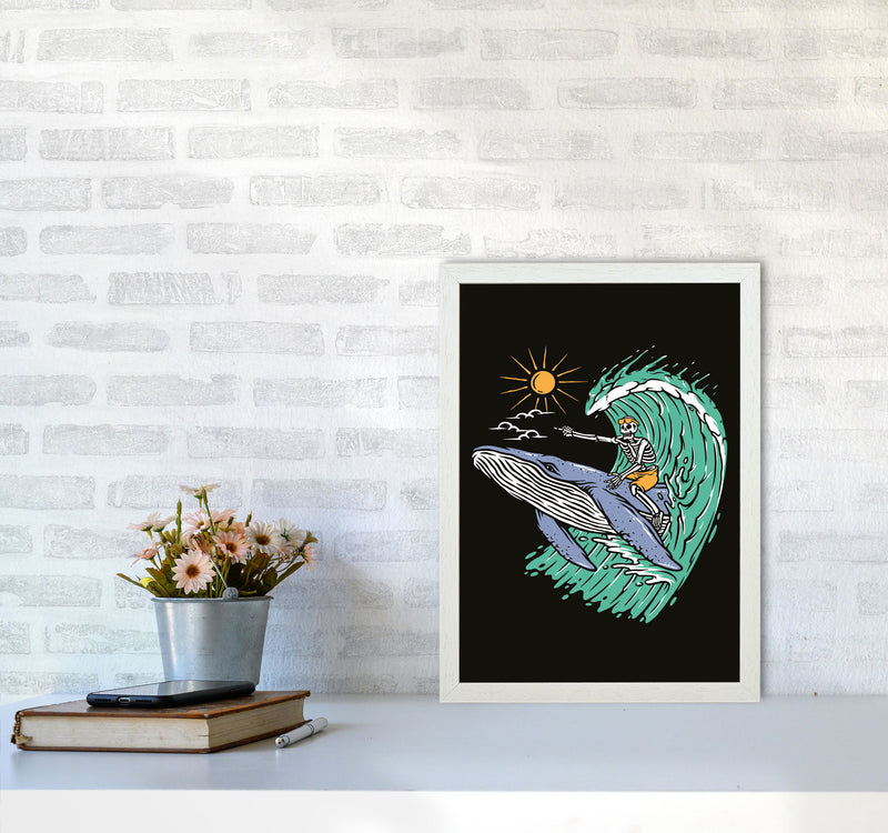 Going Straight! Art Print by Jason Stanley A3 Oak Frame
