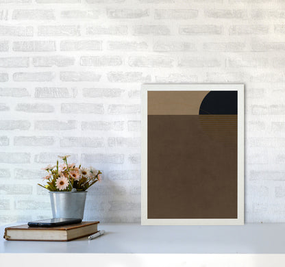 Minimal Vibes 1 Art Print by Jason Stanley A3 Oak Frame