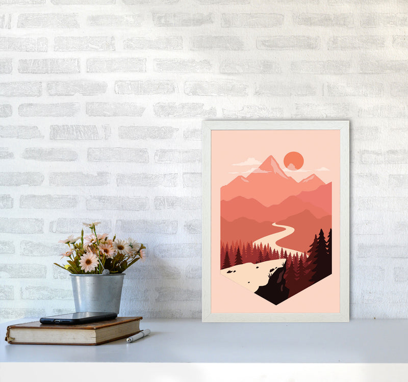 Get Out There 2 Art Print by Jason Stanley A3 Oak Frame