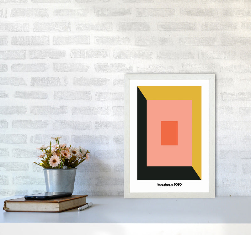 Bauhaus 1919 Art Print by Jason Stanley A3 Oak Frame