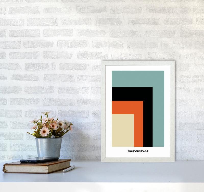 Bauhaus 1923 Art Print by Jason Stanley A3 Oak Frame