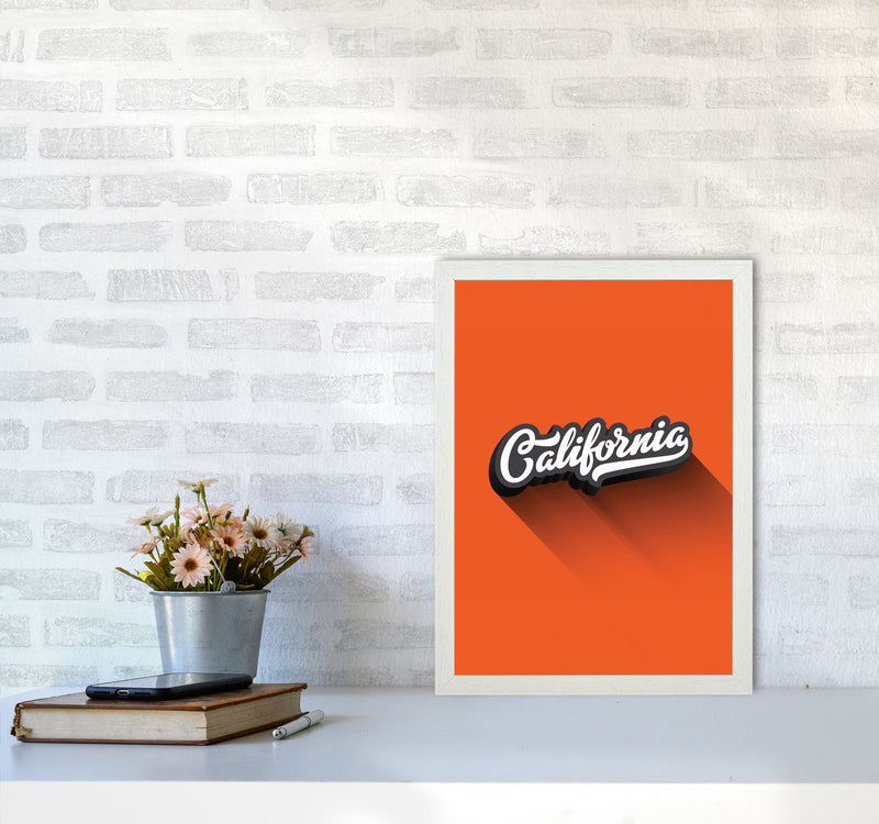 California Art Print by Jason Stanley A3 Oak Frame