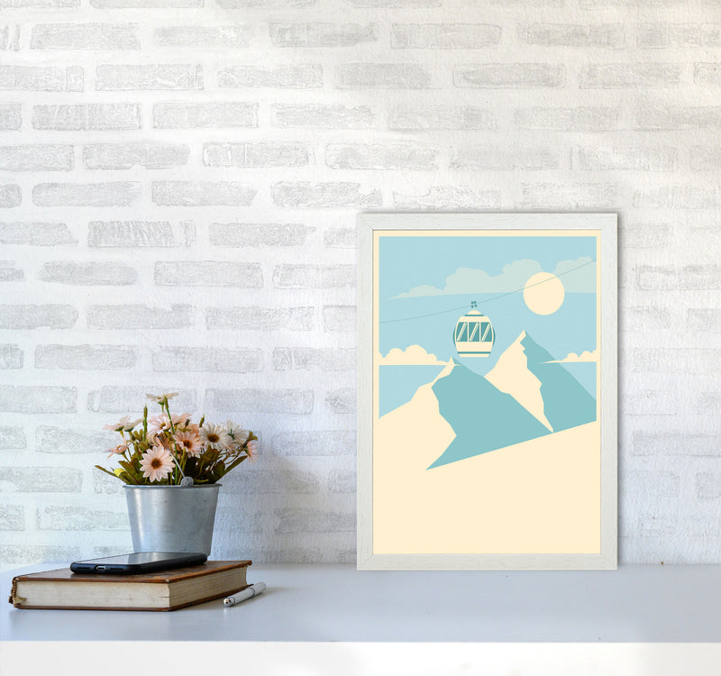 Gondola Ride Art Print by Jason Stanley A3 Oak Frame