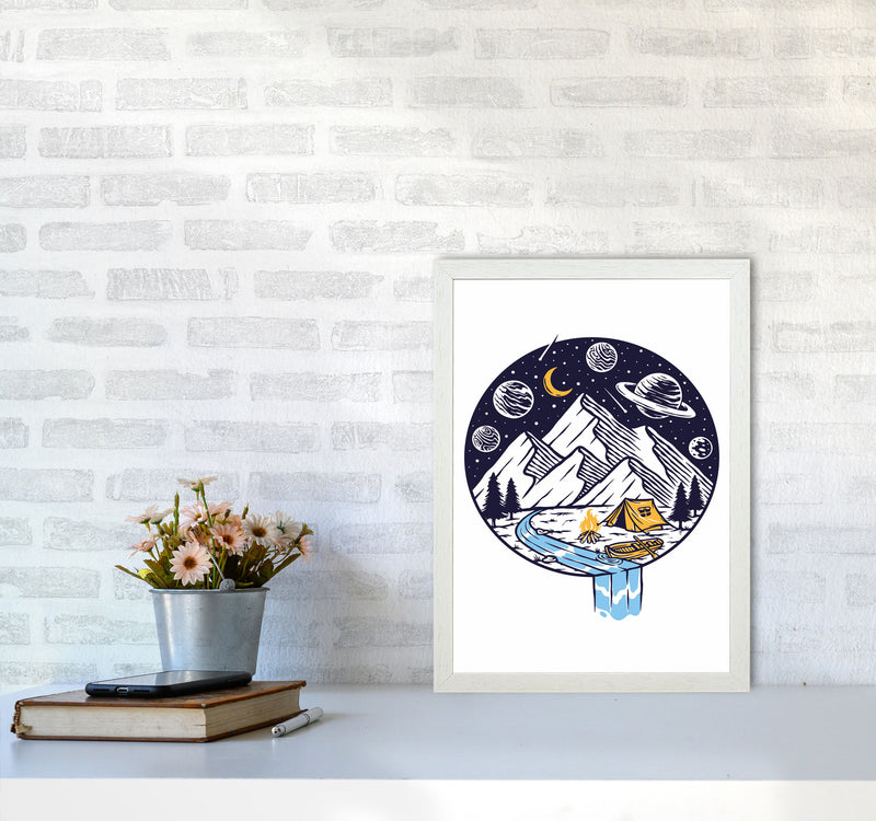 This Is Life Art Print by Jason Stanley A3 Oak Frame