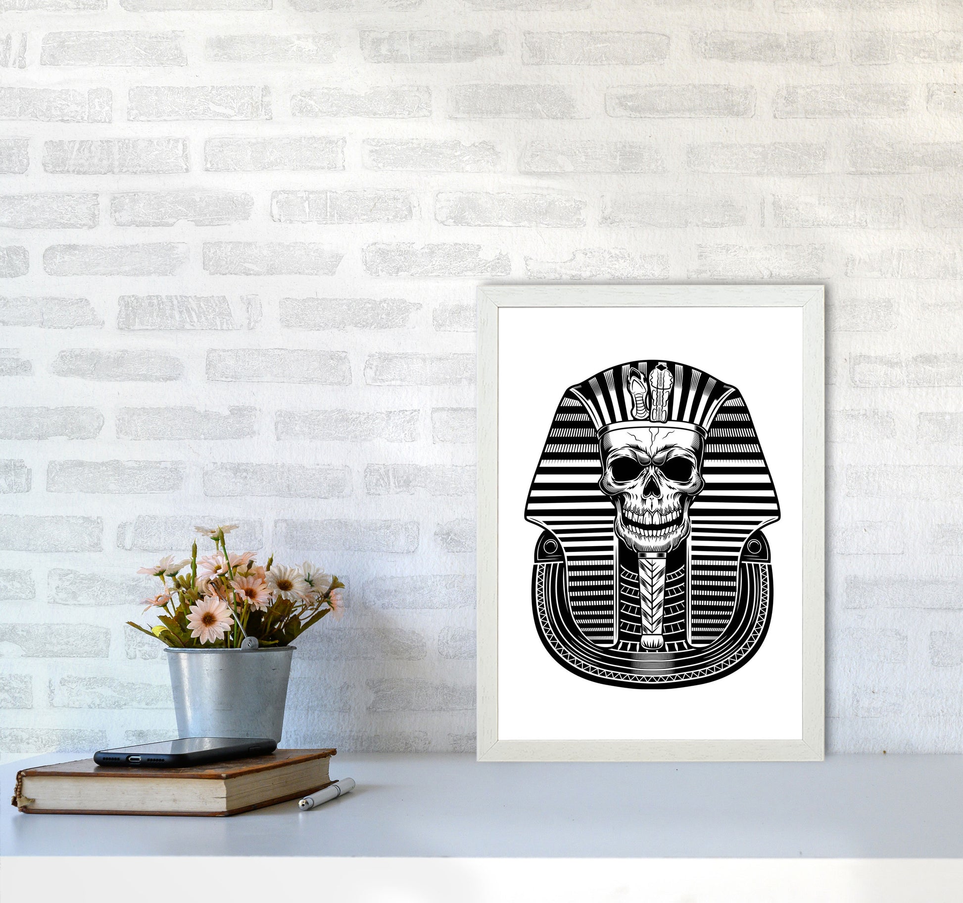 Pharoah Art Print by Jason Stanley A3 Oak Frame