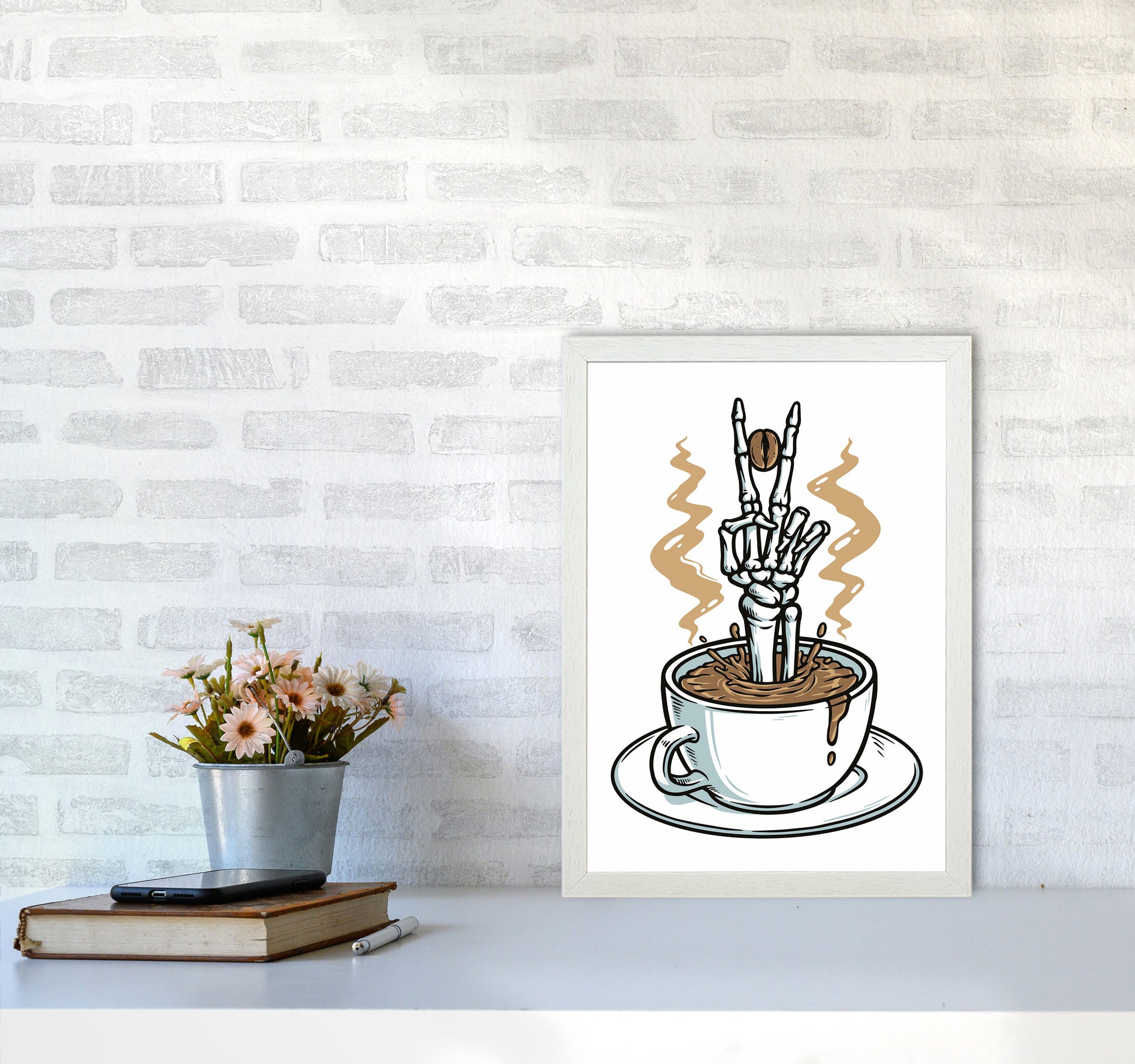 Peace!! Art Print by Jason Stanley A3 Oak Frame