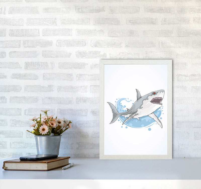 Rarrrrr!! Art Print by Jason Stanley A3 Oak Frame