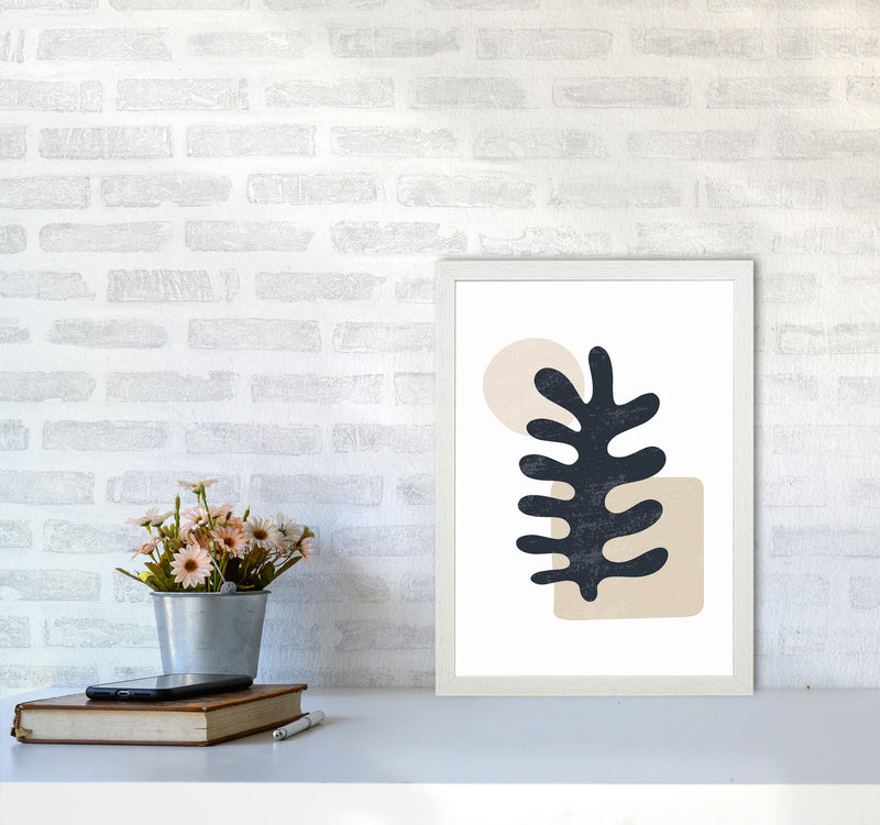 Minimal Abstract Algae III Art Print by Jason Stanley A3 Oak Frame